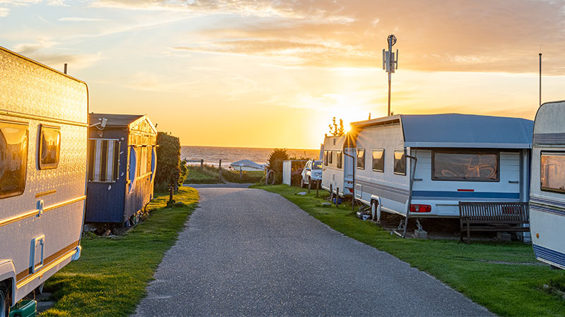 Dauercamping Versicherung - Risiken am Standplatz